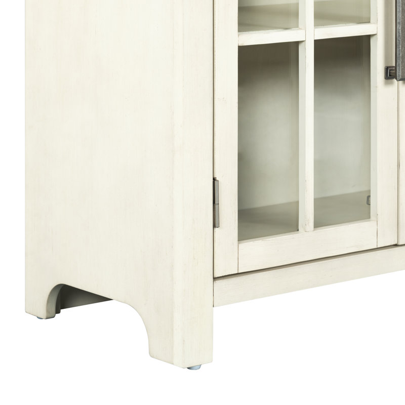 Armoire à deux portes Michonne, Crème