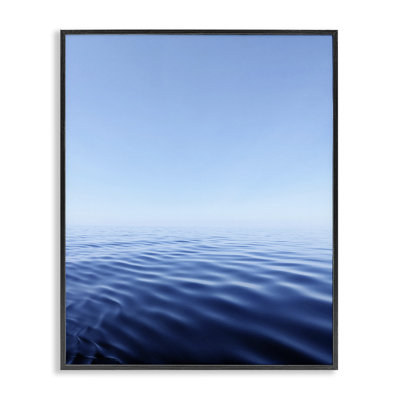 «Cool Blue Ocean Ripples», estampe numérique, design par Kali Wilson