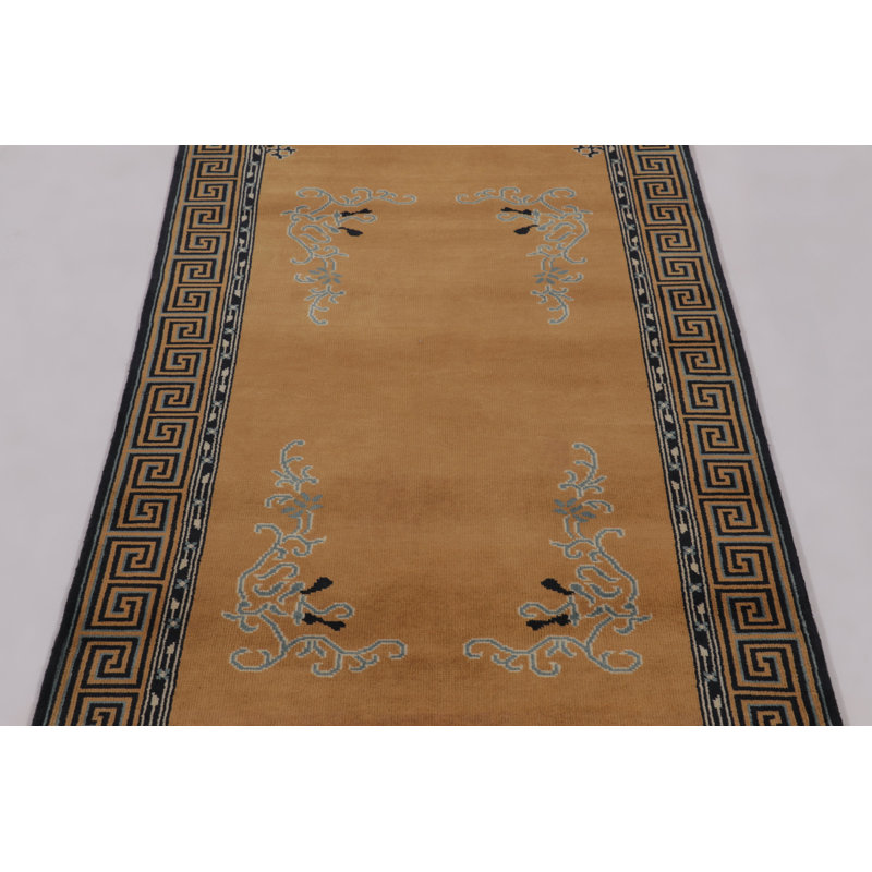Art Deco Handmade Wool Area Rug