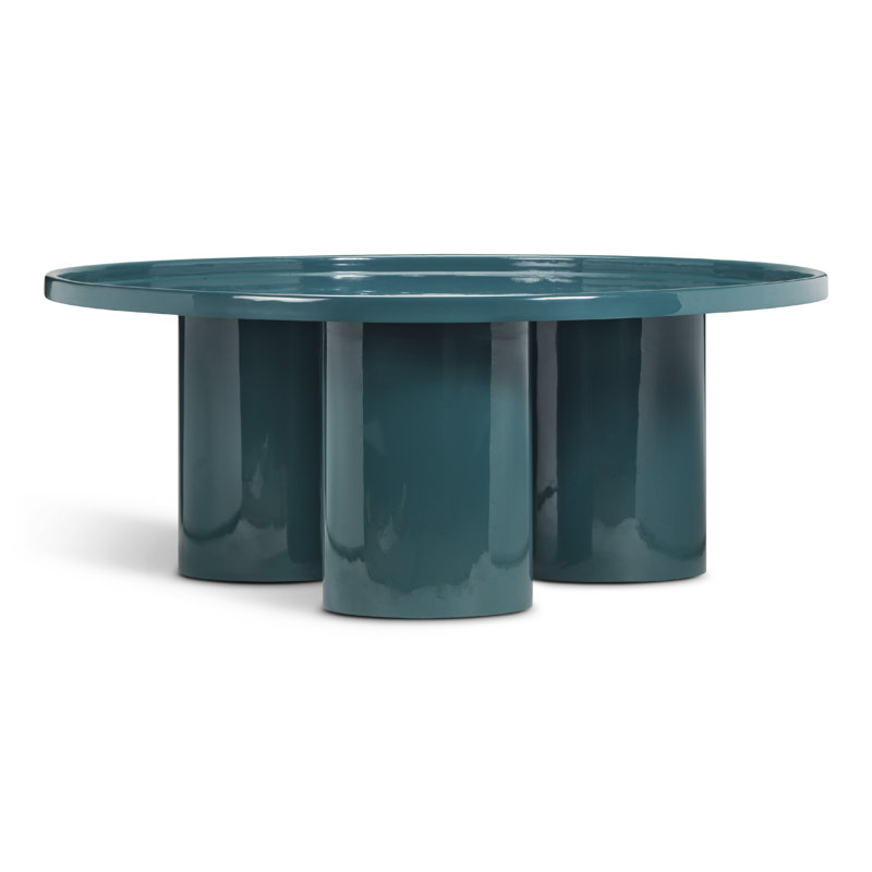 Sofia Coffee Table, Aegean Teal