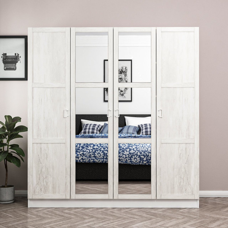 Raqual 100% MELAMINE COATED PARTICLE BOARD Wardrobe