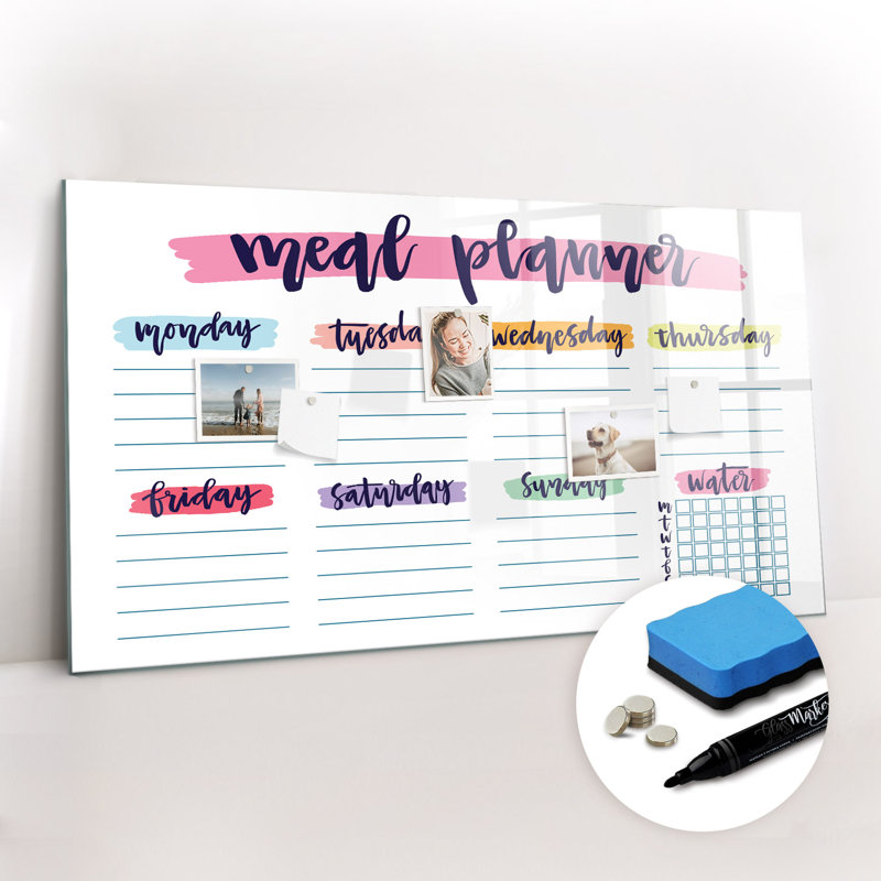 Magnetic Glass Dry Erase Board