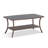 Alecxa Rectangular Metal Outdoor Coffee Table , 42'' in. W 23.5'' in. D-307101086