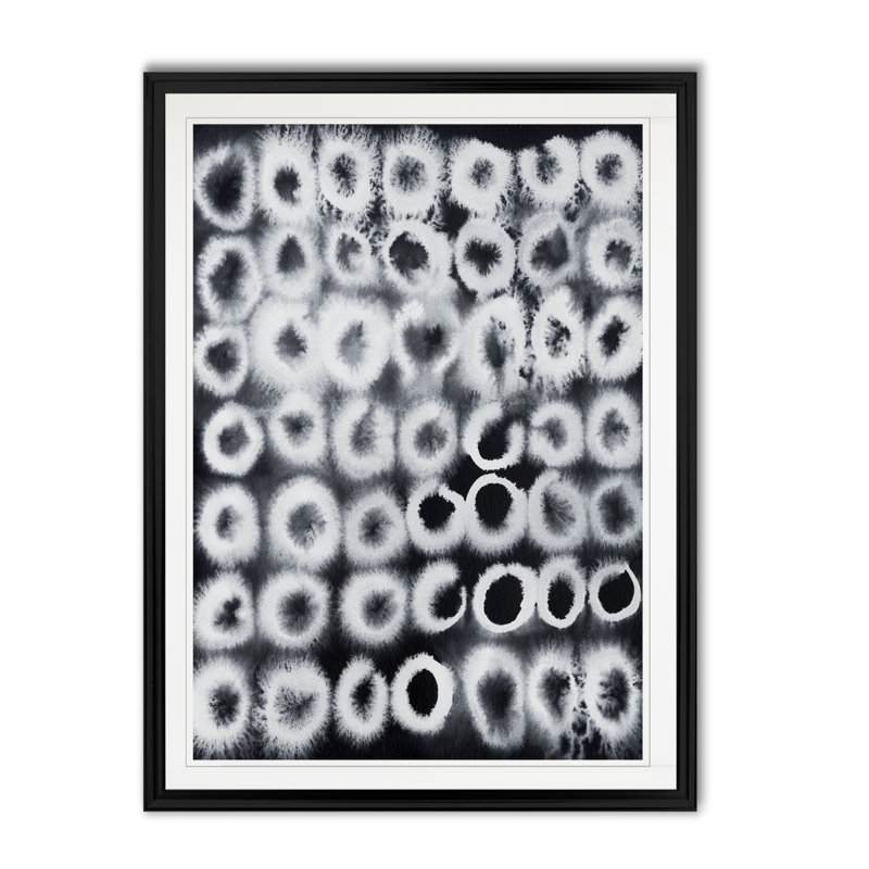 Electrified III - Print on Canvas, 18.5" H x 24.5" W x 1.5" D, Black Framed