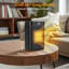 Air Pro 1500W 1 BTU Electric Compact Space Heater with Adjustable Thermostat and with Digital Display-123014453