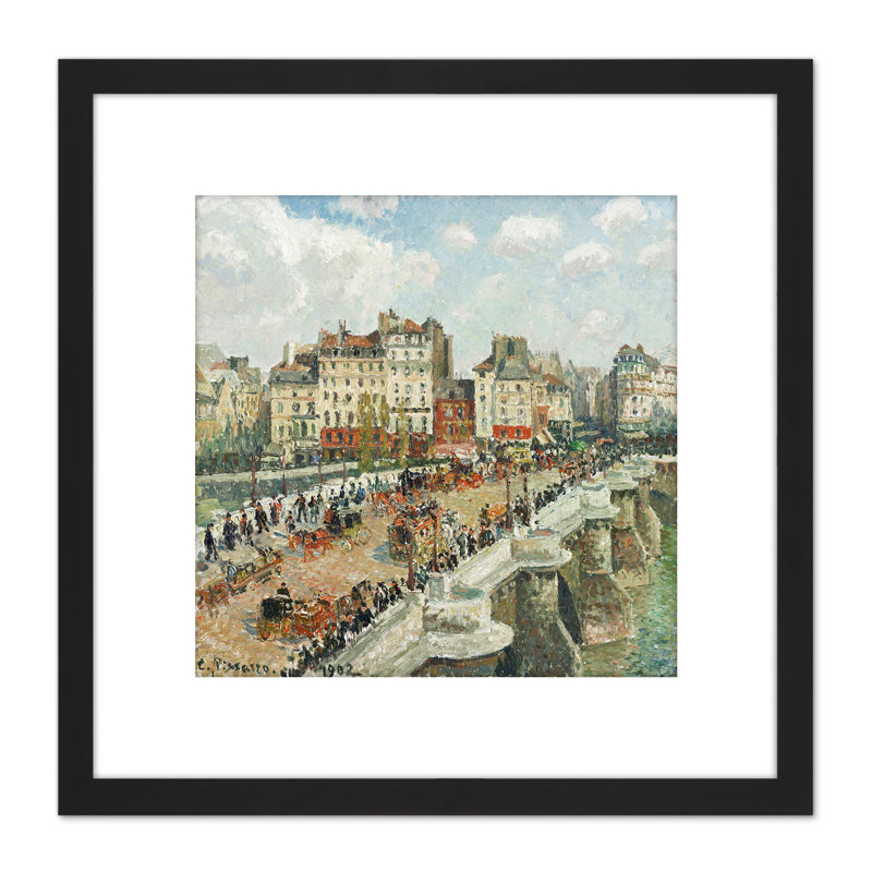Pissarro The Pont Neuf by Camille Pissarro - Single Picture Frame Painting