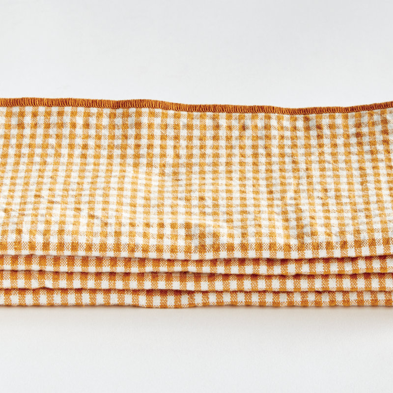 Serviettes de table Nigel Sidney, À damier