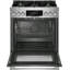 800 Series, 30" Industrial Style Dual Fuel Range,  SS