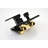 Matte Black Shower System Unit Kit, 10-Inch Rainfall Head, Handheld Shower, Body Jets, 3 Valve Bathroom In Black, Square 3 Functions