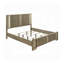 Ensemble de chambre à coucher grand lit, éclairage DEL, chêne brun, 4 pièces avec 2 NS, commode-137636191-137636189