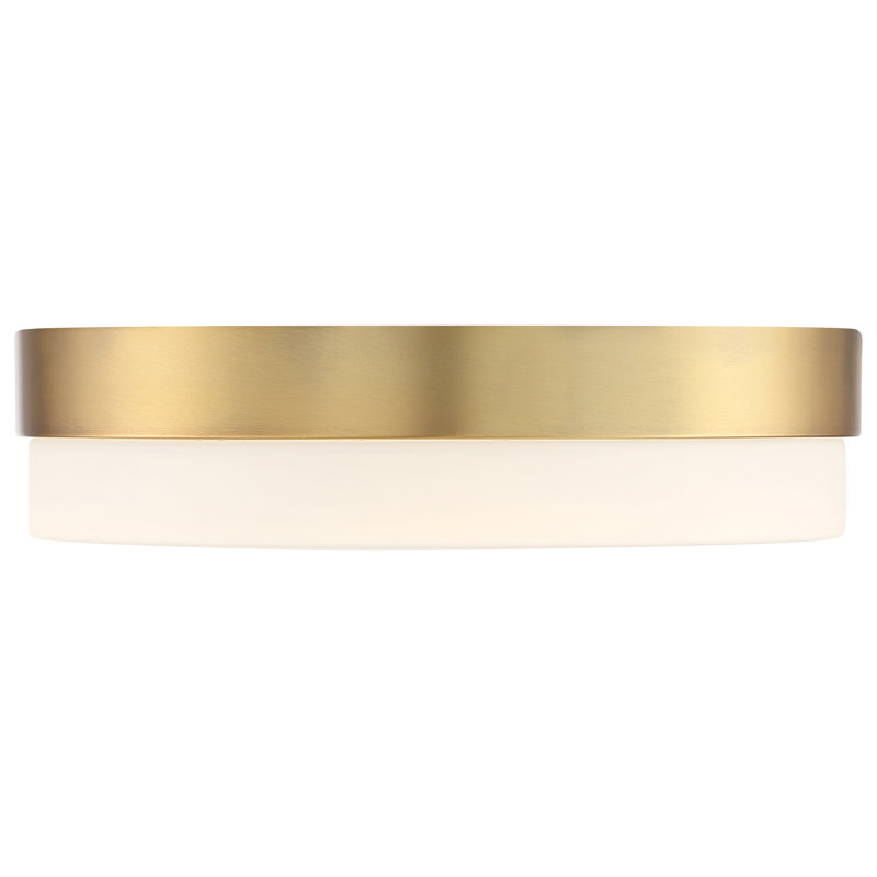 Janitta Flush Mount, Laiton brossé antique