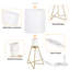 Lampe de table en métal Kieve-86921957
