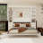 Folding Bed With Side Storage, Bed Frame for Home, Hotel