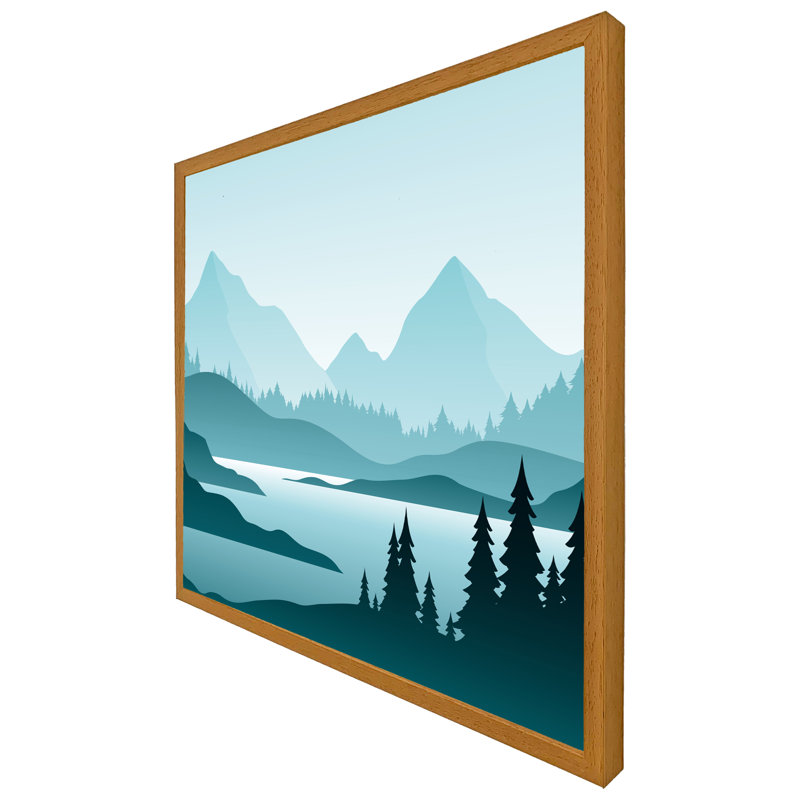 Gallitzin Single Picture Frame Print, Black Framed, 76cm H x 76cm W x 4cm D