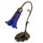 15" High Blue Tiffany Pond Lily Accent Lamp-630186296