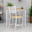 Ensemble de salle à manger de style industriel avec 2 chaises et une table compacte pour le petit-déjeuner ou la salle à manger-261126538-261126536-261126532
