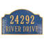 Plaque d’adresse murale sur 2 lignes Vanderbilt-23386070-23386087