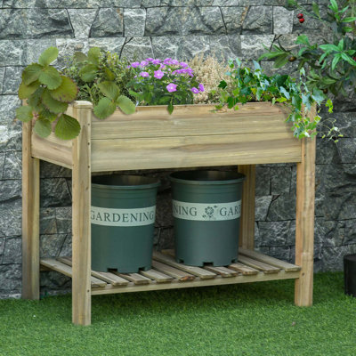 Lit de jardin surélevé polyvalent pour tous les espaces extérieurs, idéal pour cultiver diverses plantes