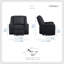 Fauteuil inclinable en chenille moderne et contemporain de 40 po Rossman-1234250513