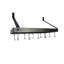 Gourmet Handcrafted Flared Arm Deep Bookshelf Wall Mounted Pot Rack-724010804