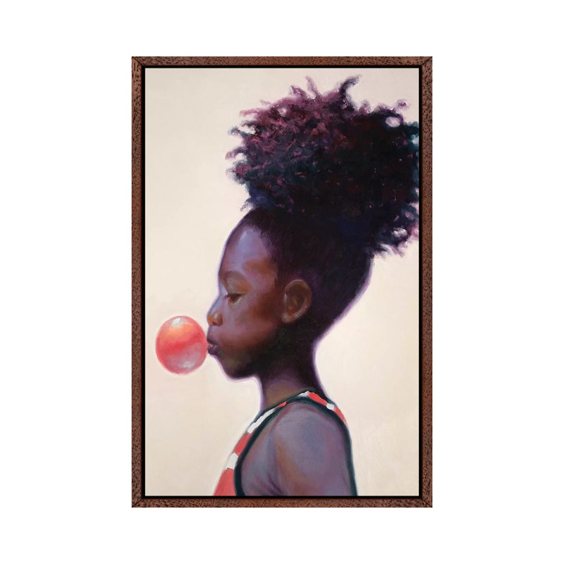 Blackberry by Alexander Grahovsky - Print on Canvas, 66.04 cm H x 45.72 cm W, Classic Brown Wood Framed Canvas