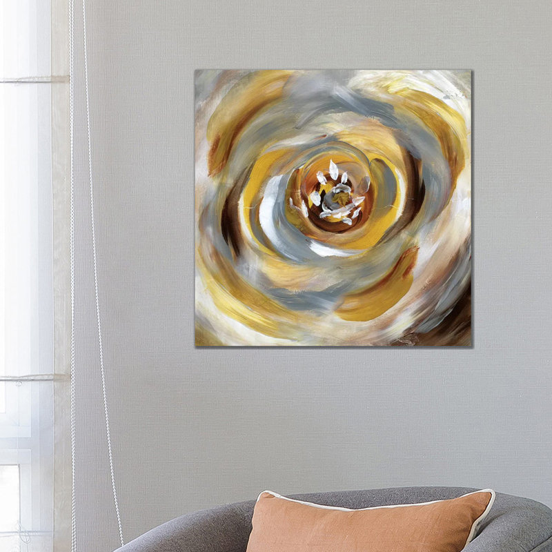 Emboldened Bloom 1 Piece Wrapped Canvas Painting, 66.04 cm H x 66.04 cm W