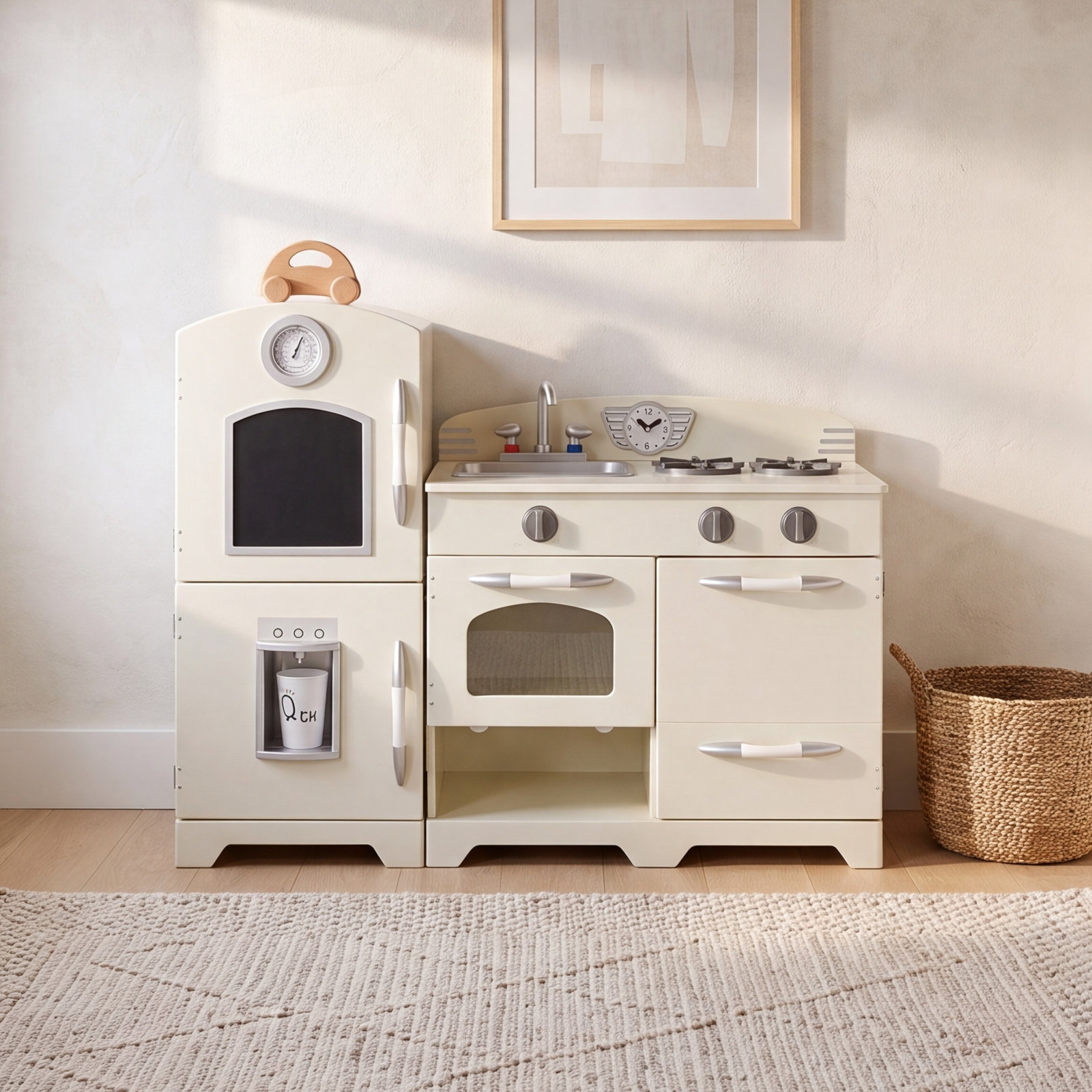 Teamson Kids Little Chef Fairfield Play Kitchen, White