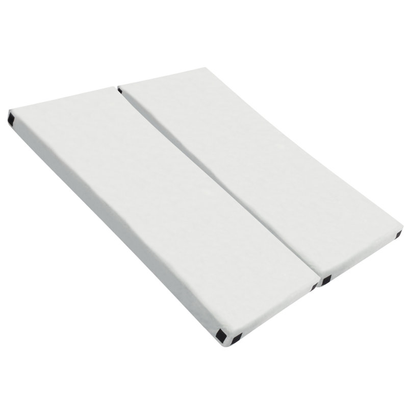 Tapis de camping confortable en mousse à mémoire de forme, L 75 po x L 38 po, Gris