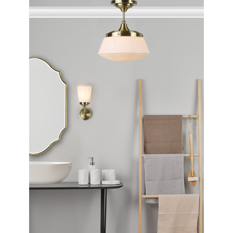 Justyn Glass Semi Flush Mount