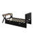 Wooden Gaming Platform Bed With LED Headboard