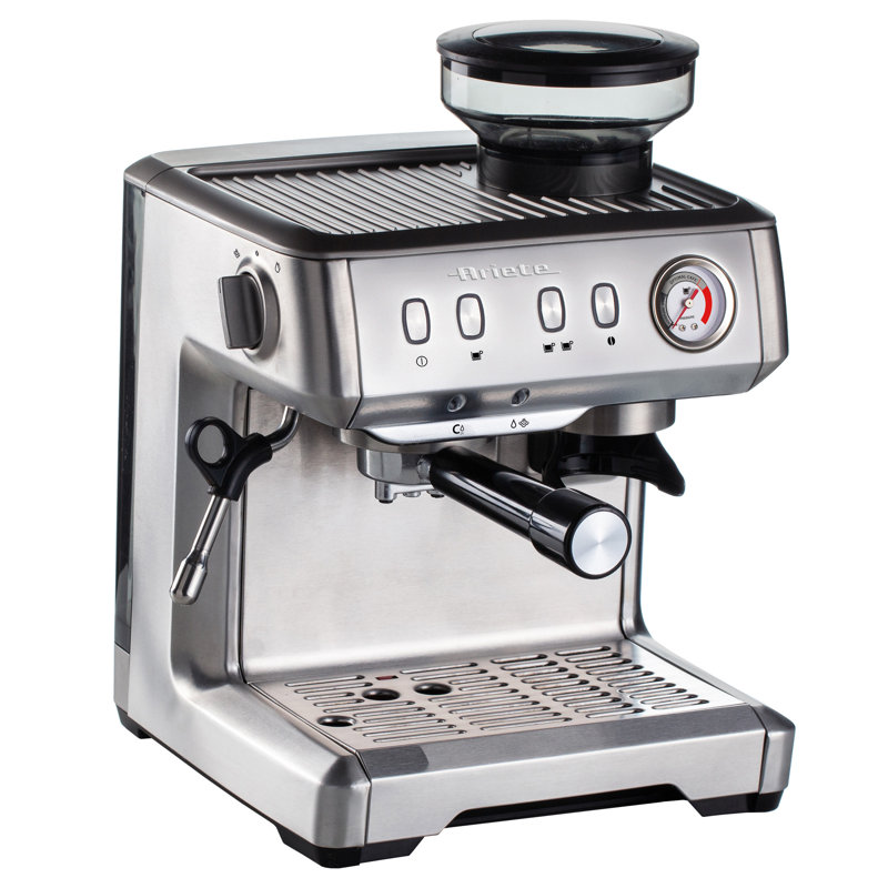 Ariete METAL Espresso Coffee Maker with Grinder