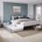 Elliana Solid Wood Platform Bed with Trundle-81971006-81971008