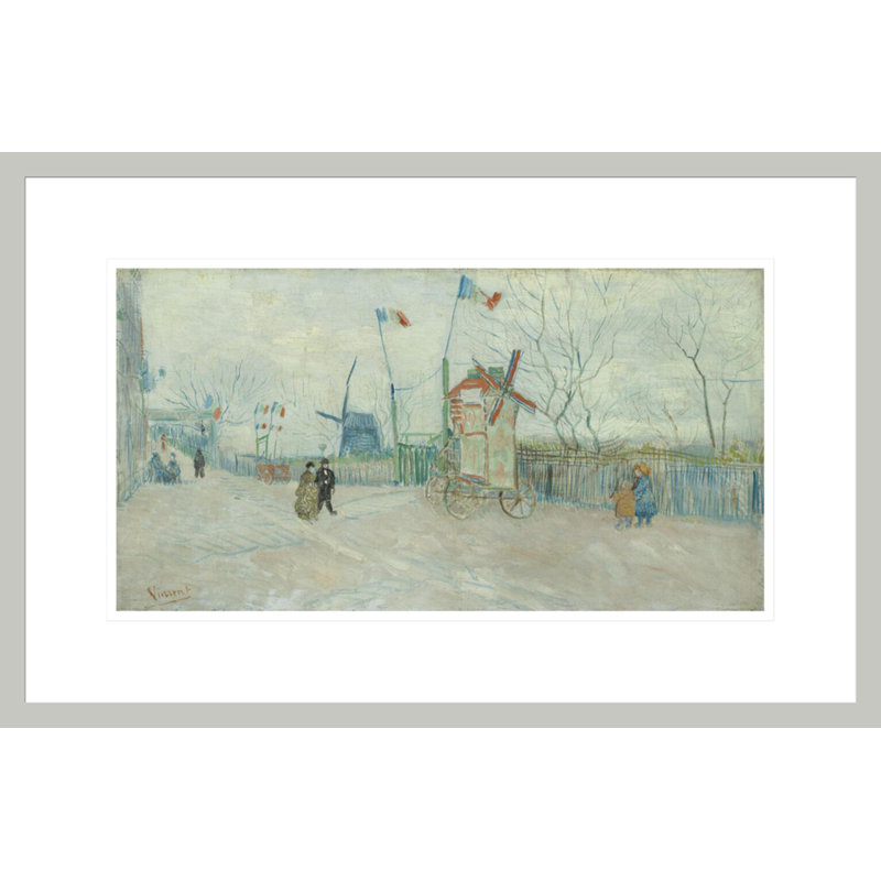 «Impasse des Deux Frères» par Vincent van Gogh, impression giclée encadrée, 14,21 po H x 21,75 po L