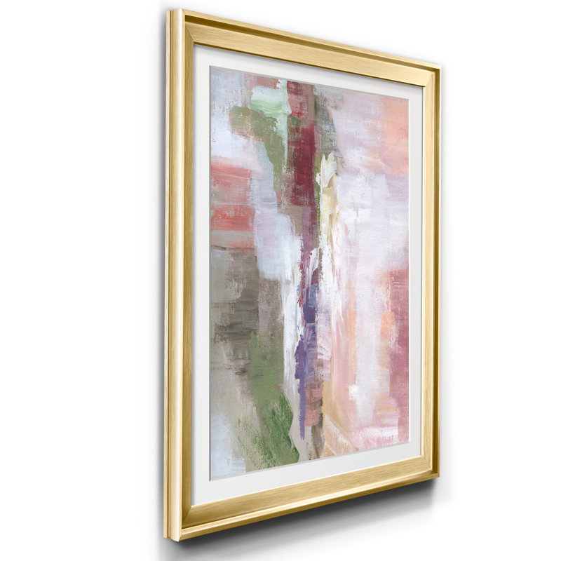 Strawberry Fields - Cadre photo, reproduction d'art sur papier, Doré, H 30,5 po x l 42,5 po x P 1,5 po