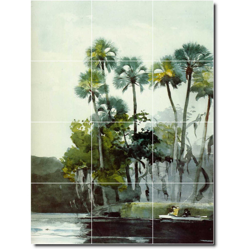 Carreau de peinture murale 24 po x 32 po 8 po x 8 po, Country 04410