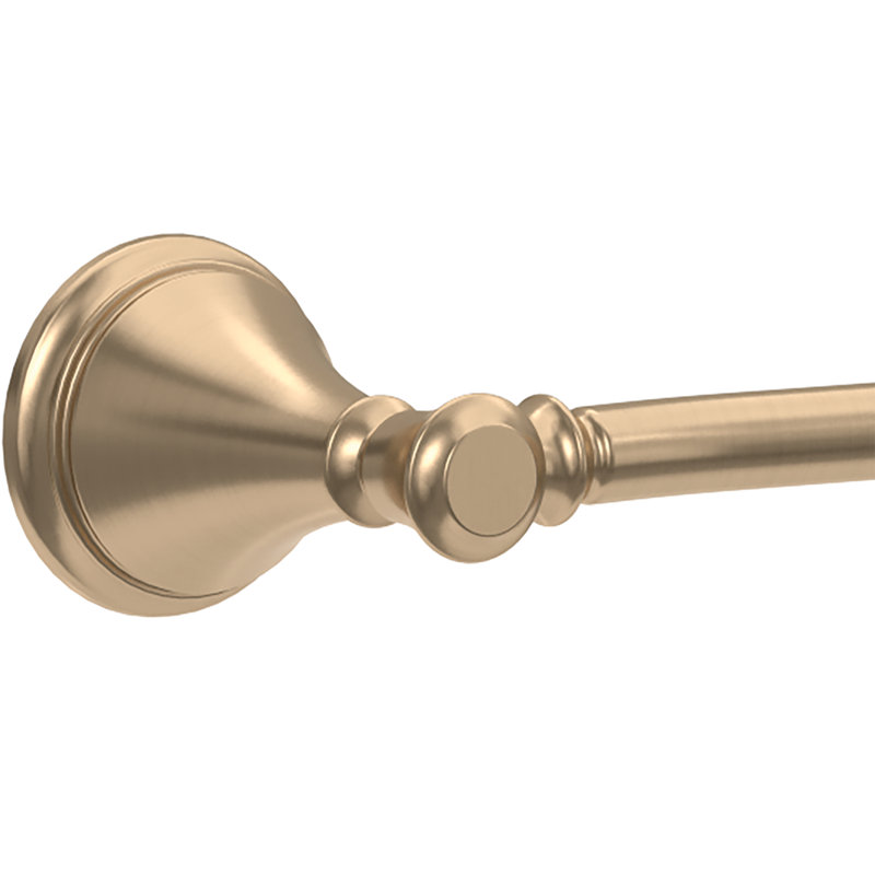 Porte-serviettes mural 24 po Cassidy, Bronze champagne lustré, H 3,62 po x L 24,06 po x P 4,53 po