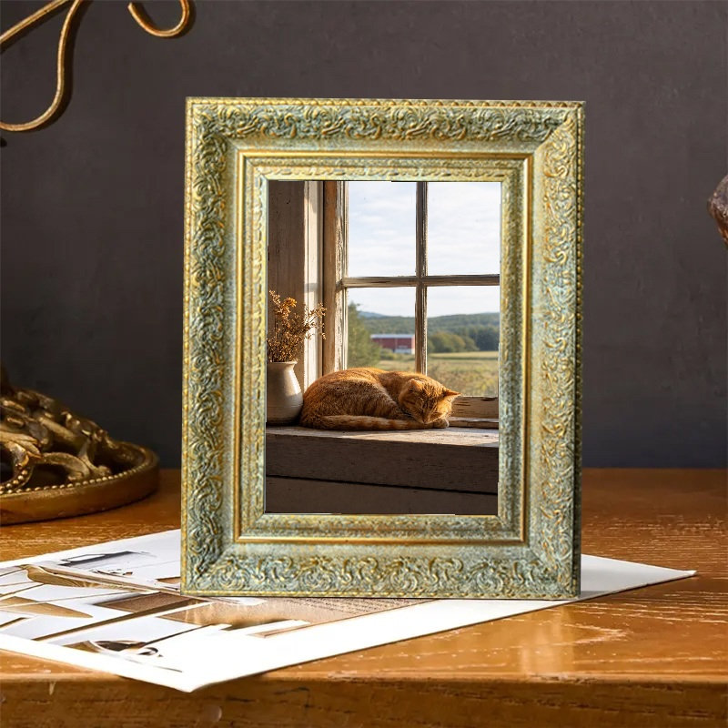 Cadre photo 11 pièces x 11 "or antique 11" pour cadeaux d'anniversaire, Antique Gold, 1, 11" W x 14" H