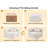 Boneless Folding Sofa Bed, Convertible Chair Bed - 2-in-1 Foldable Sleeper with Pillow-1503688144