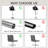 Swivel Adjustable Bar Stools, Thickened Seat Cushion Bar Stool with Backrest, Counter Height PU Leather Bar Chairs for Kitchen Island, Dining Room, Darkgrey(Set of 2)-456553886-456553856-456553859