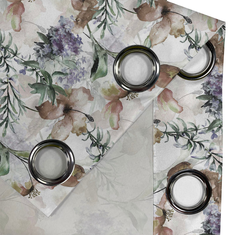 Agide Semi Sheer Curtain Pair