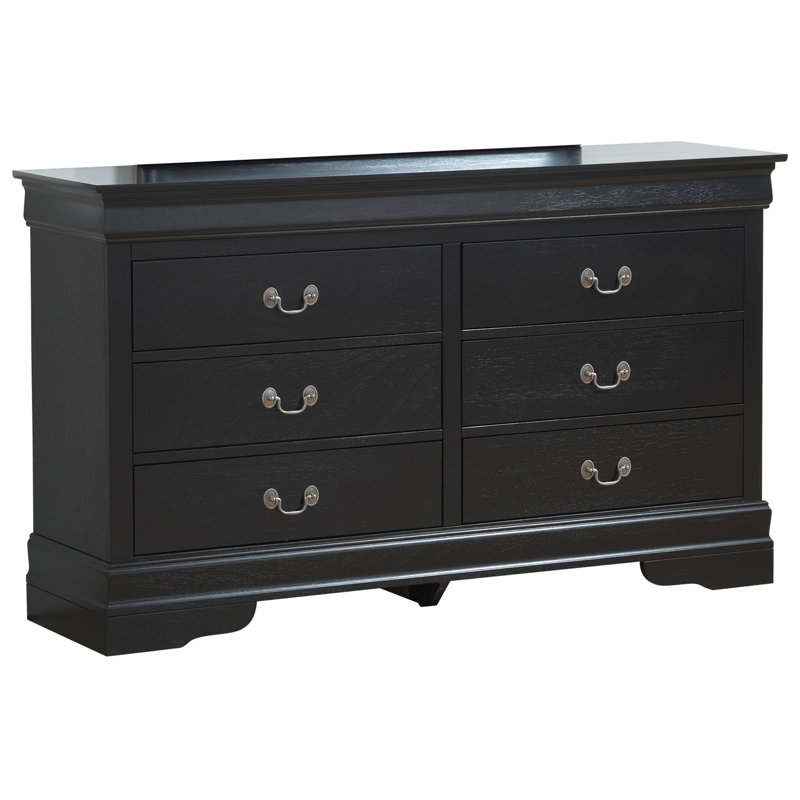 Commode noire Elegant Traditional, Noir