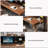 Nut-brown Rectangular Solid Wood Executive Desk-1573446651