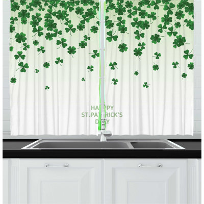 Pale Green Kitchen Curtain