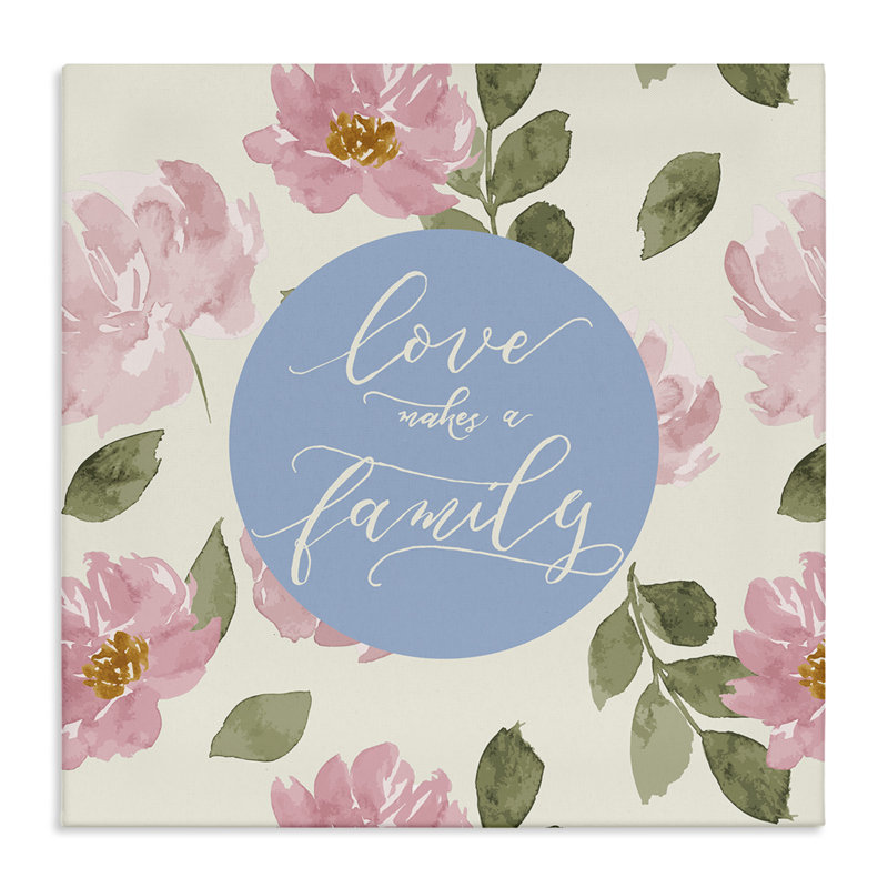 «Love Makes Family» par Lucille Price, H 30 po x l 30 po