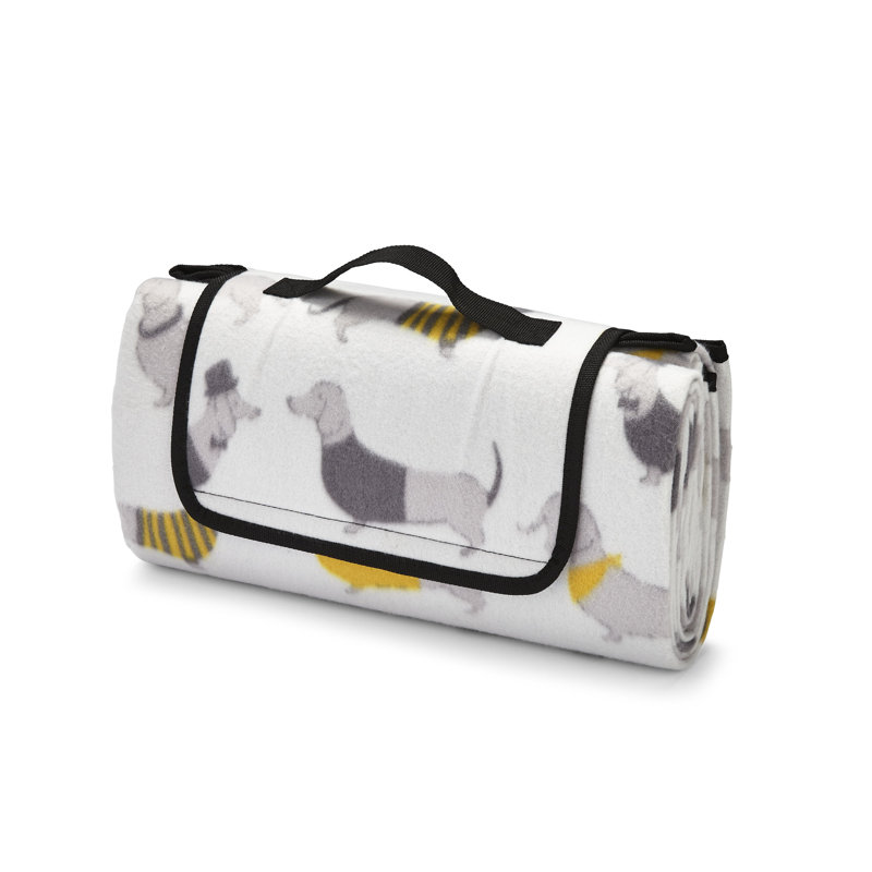 Silly Sausage Dogs Picnic Blanket