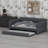 Modern Upholstered Bed Featuring Built-In USB And Hidden Trundle-1026229195