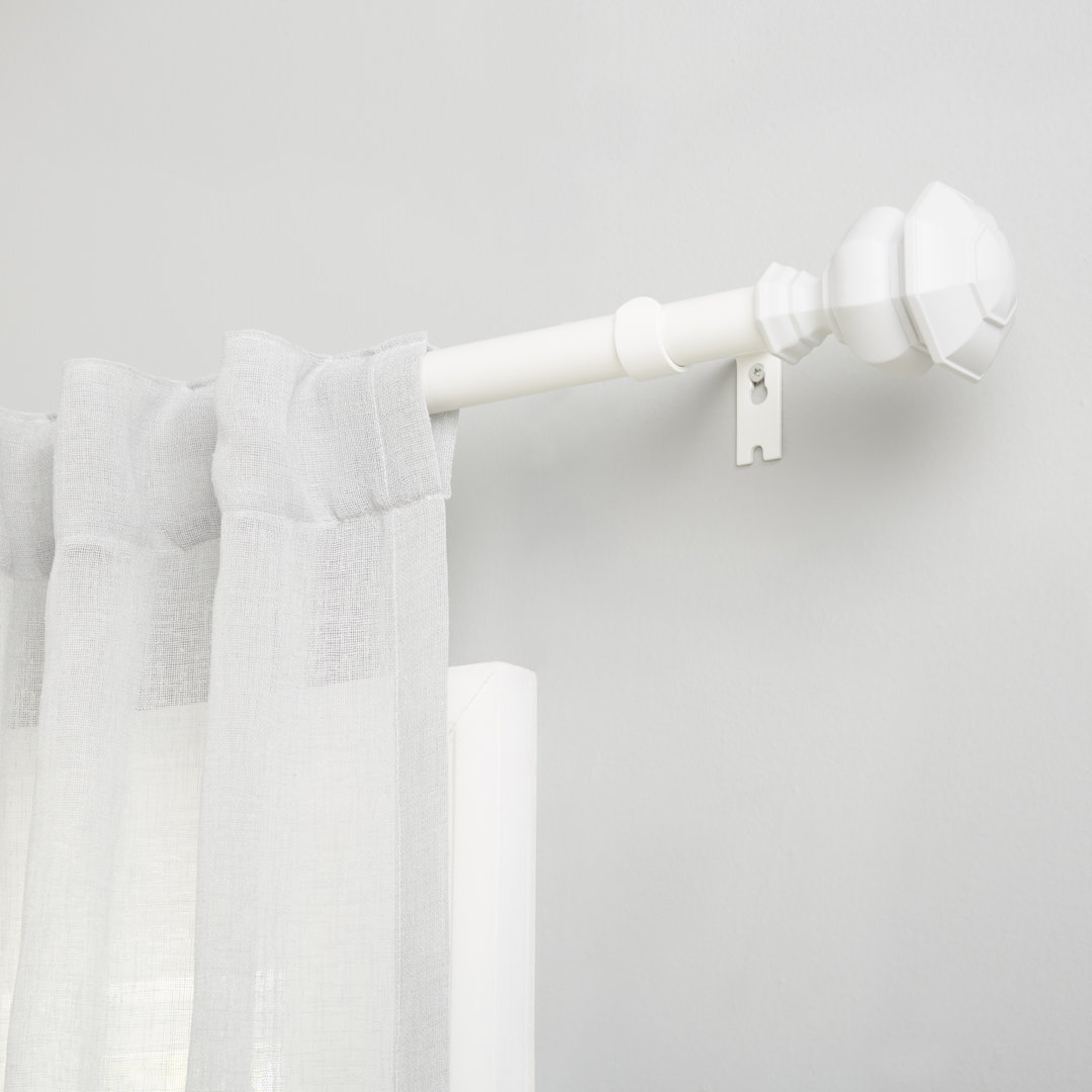 Lauren Ralph Lauren Welford 1" Window Curtain Rod and Finial Set Lauren Ralph Lauren 