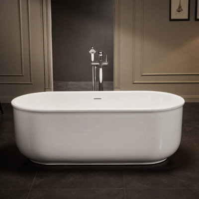 67'' x 31.5'' Soaking Acrylic Bathtub