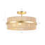 Plafonnier cylindrique semi-encastré 3 lumières 15,7 po-2062787759-2062787757