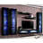120" Modern Floating Wall Mounted Entertainment Center with 16-Color LED Lighting, High Gloss Finish-193191624